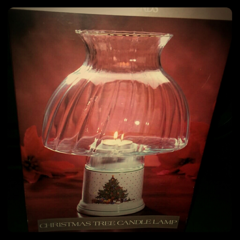 Christmas tree candle lamp